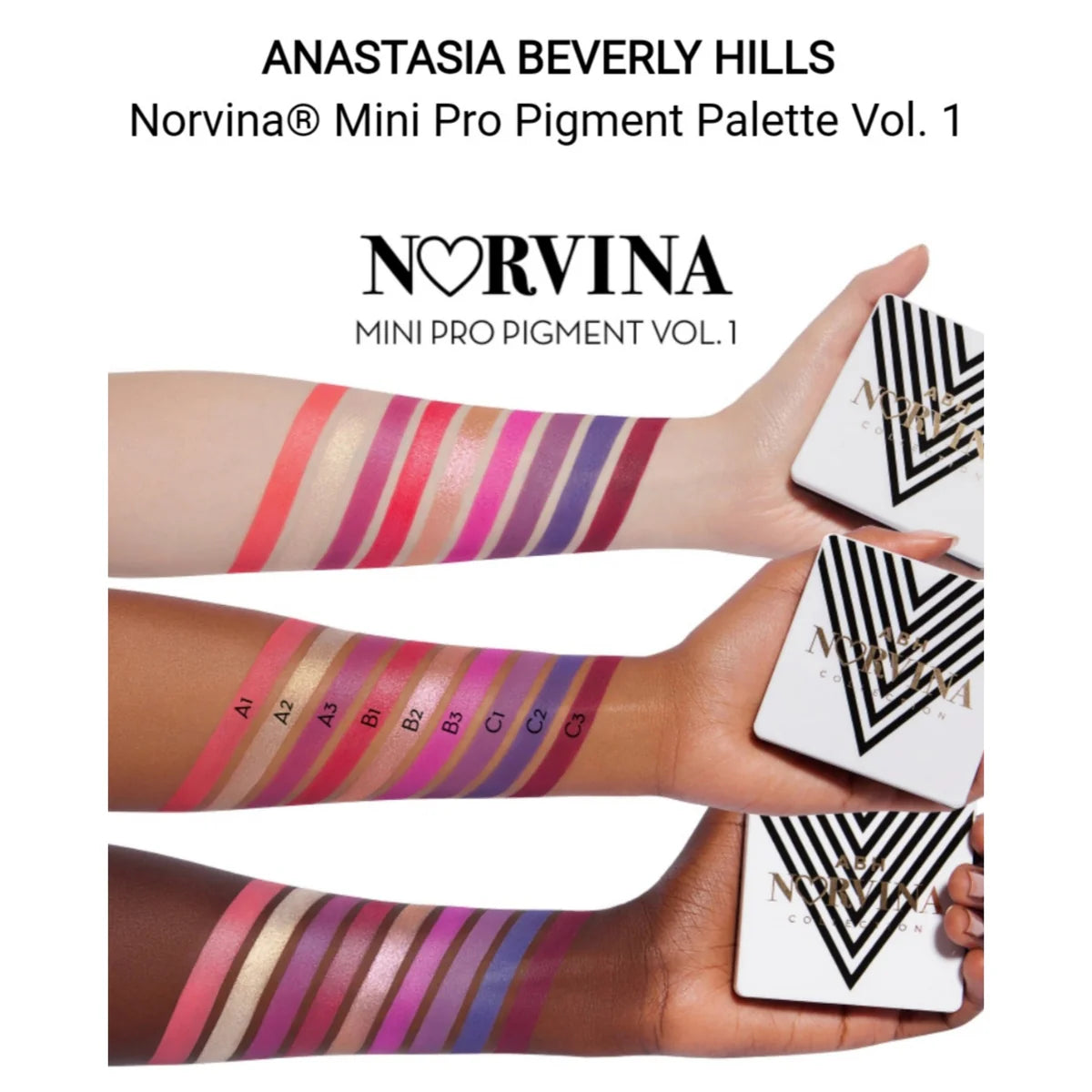 Anastasia Beverly Hills Mini Norvina Pro Pigment Palette Vol. 1