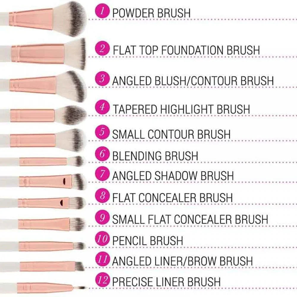 bh cosmetics Rose Romance Brush Set