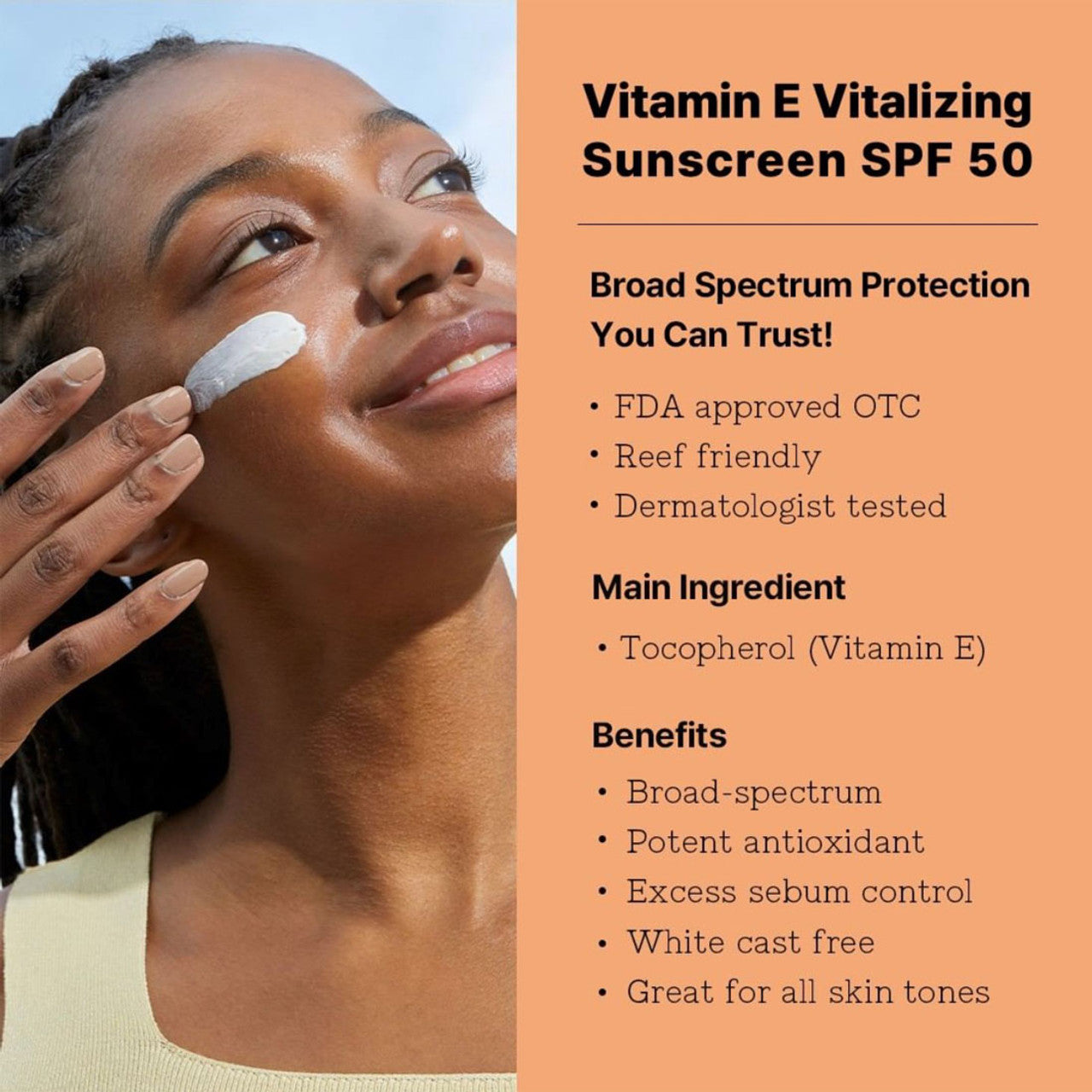 Shop Vitamin E Vitalizing Sunscreen Online in Pakistan - ColorshowPk