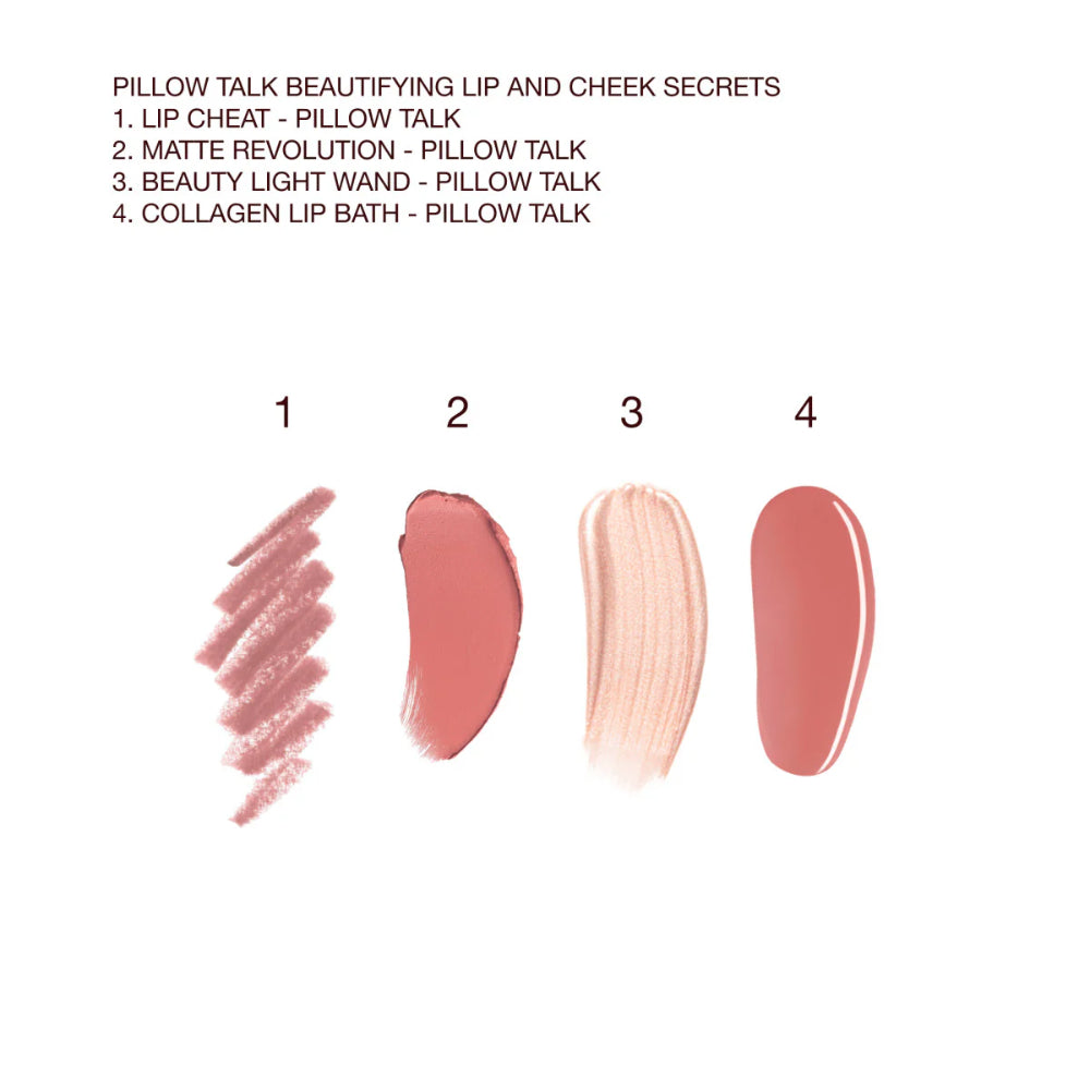 Charlotte Tilbury Pillow Talk Iconic Lip & Cheek Secrets kit Loved By Stars