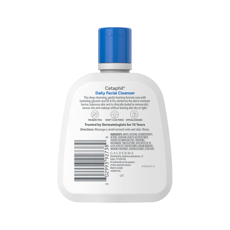 Cetaphil Daily Facial Cleanser Normal to Oily Skin