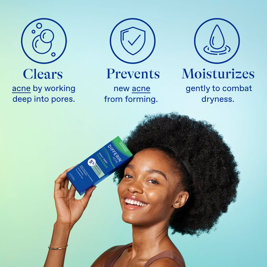 Differin Acne Face Wash Daily Deep Cleanser