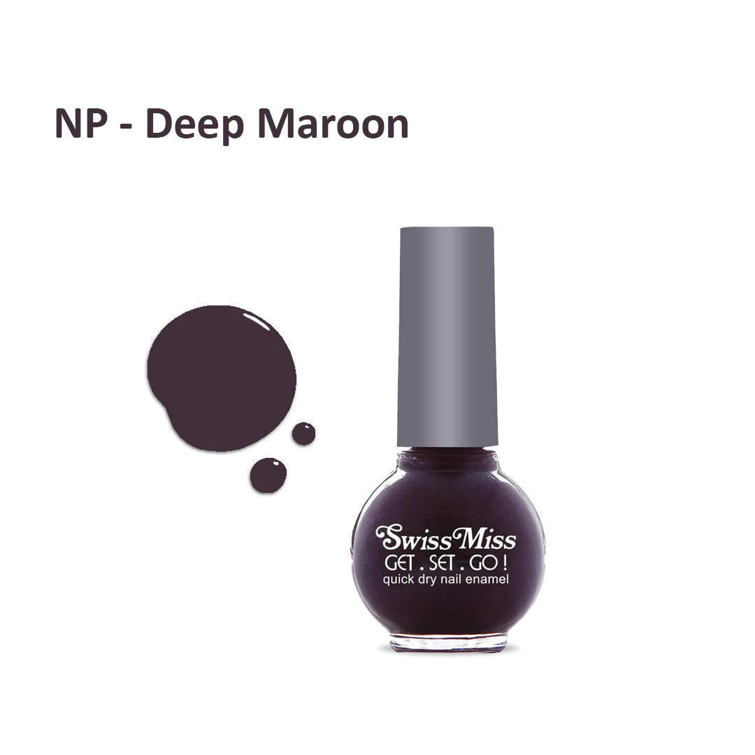 Swiss Miss Nail Polish Deep Maroon (226)