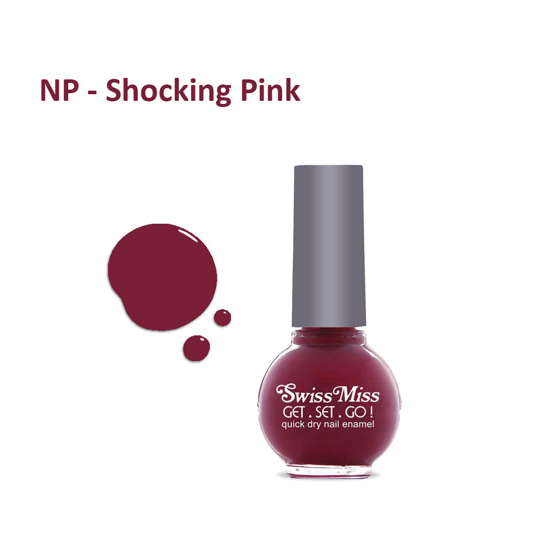Swiss Miss Nail Polish Shocking Pink (285)