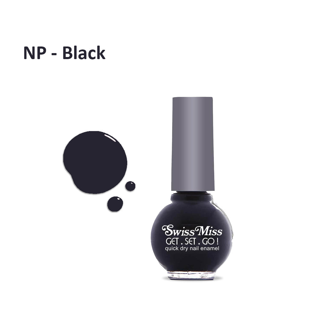 Swiss Miss Nail Polish Black (294)