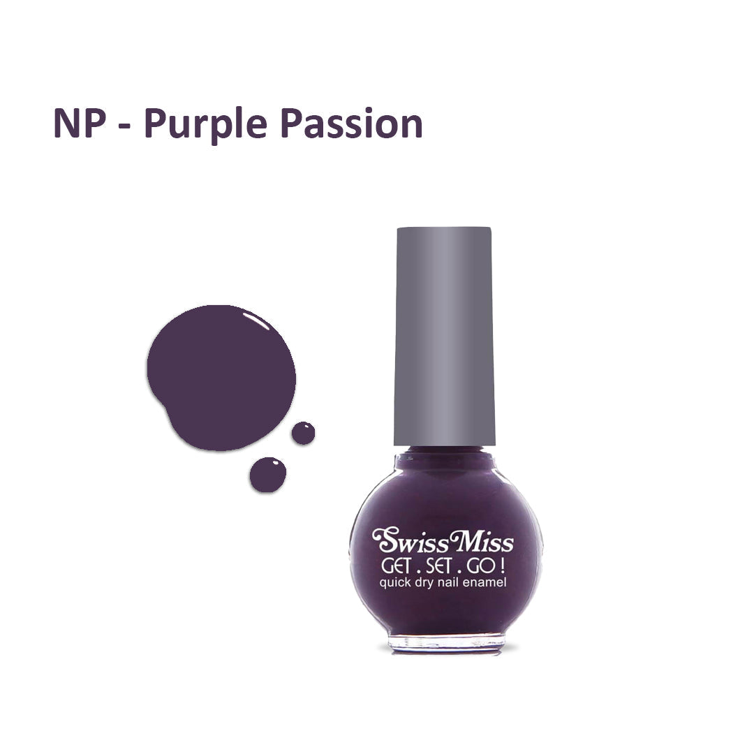 Swiss Miss Nail Polish Purple Passion (F-406)