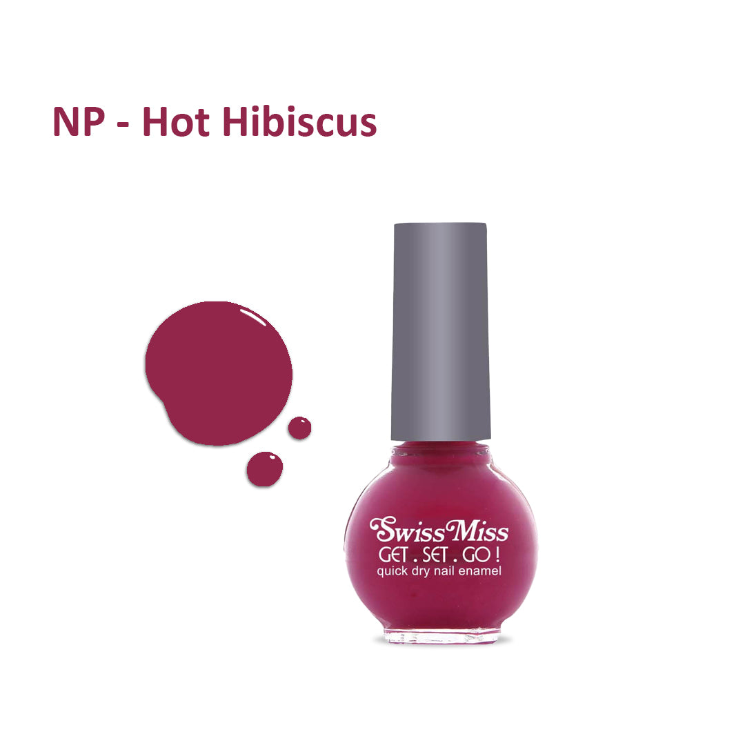 Swiss Miss Nail Polish Hot Hibiscus (F-410)
