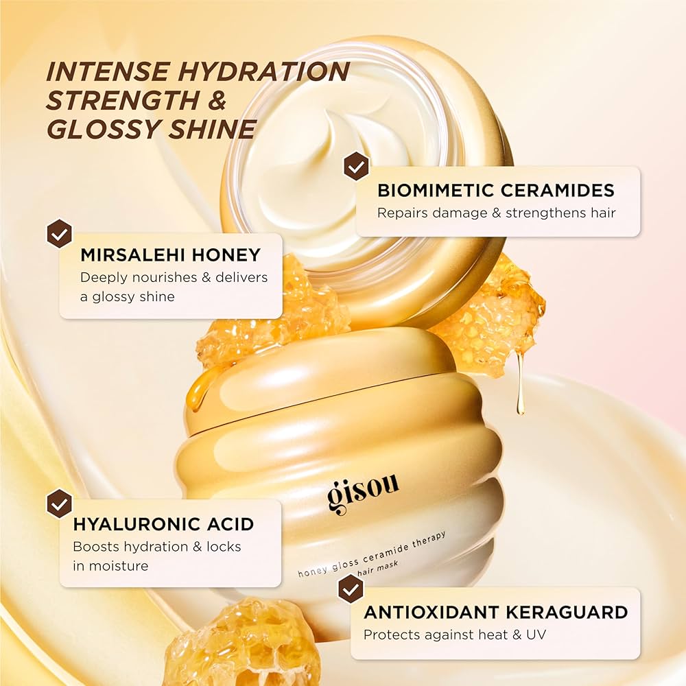 Gisou Honey Gloss Ceramide Therapy Hair Mask