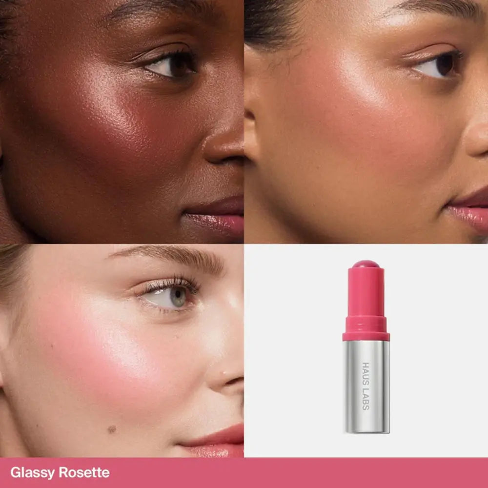 HAUS LAB Color Fuse Glassy Blush Balm Stick