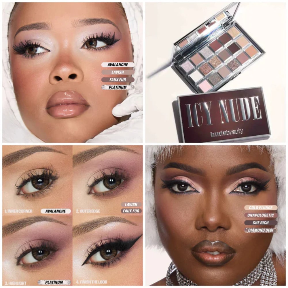 Huda Beauty Icy Nude Eyeshadow Palette