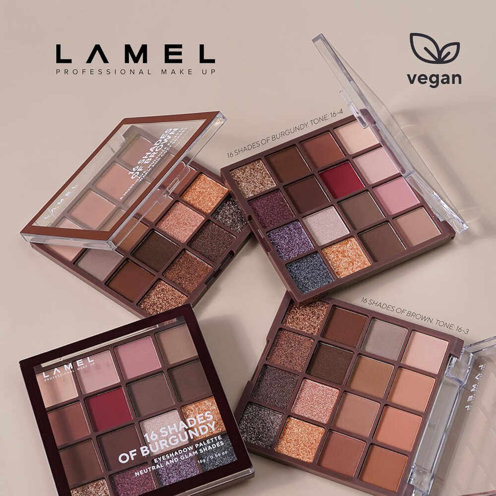 LAMEL 16 Shades Of Eyeshadow Palette