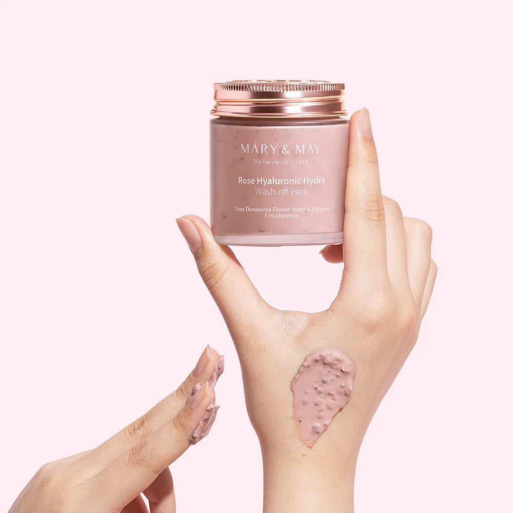 Mary&May Rose Hyaluronic Hydra Wash Off Pack