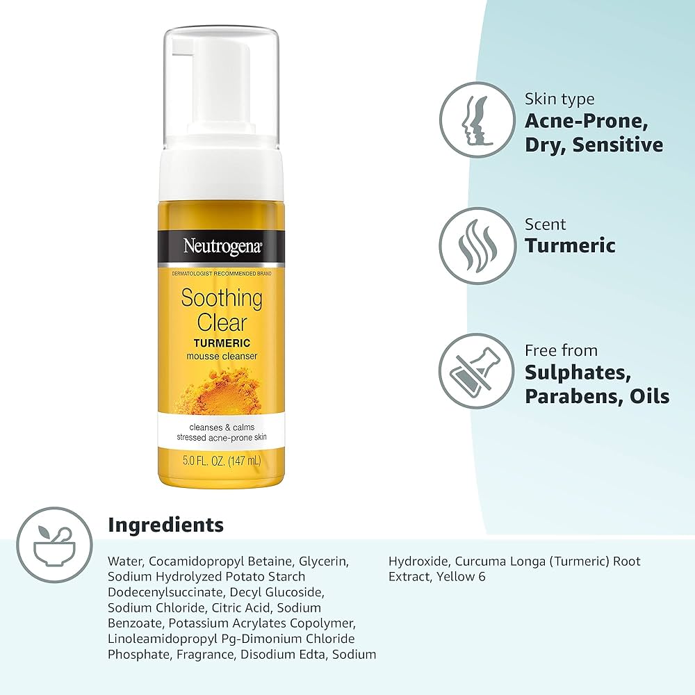 Neutrogena soothing clear Mousse Cleanser