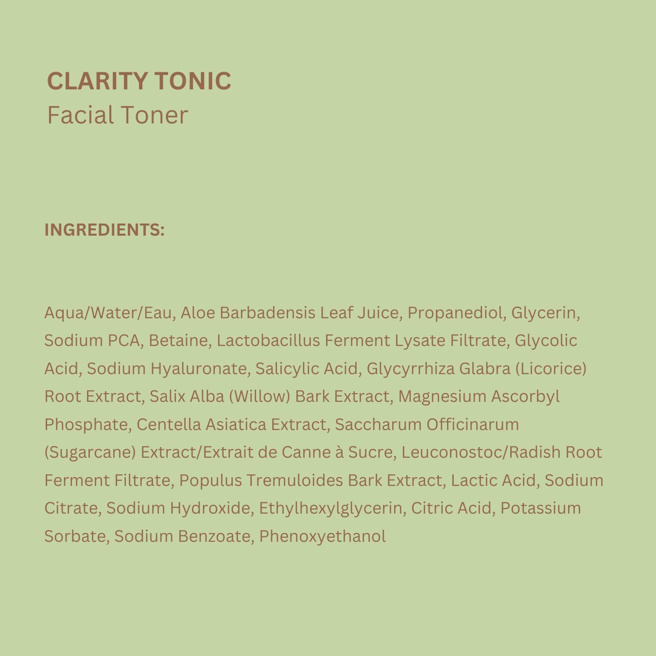 PIXI Clarity Tonic