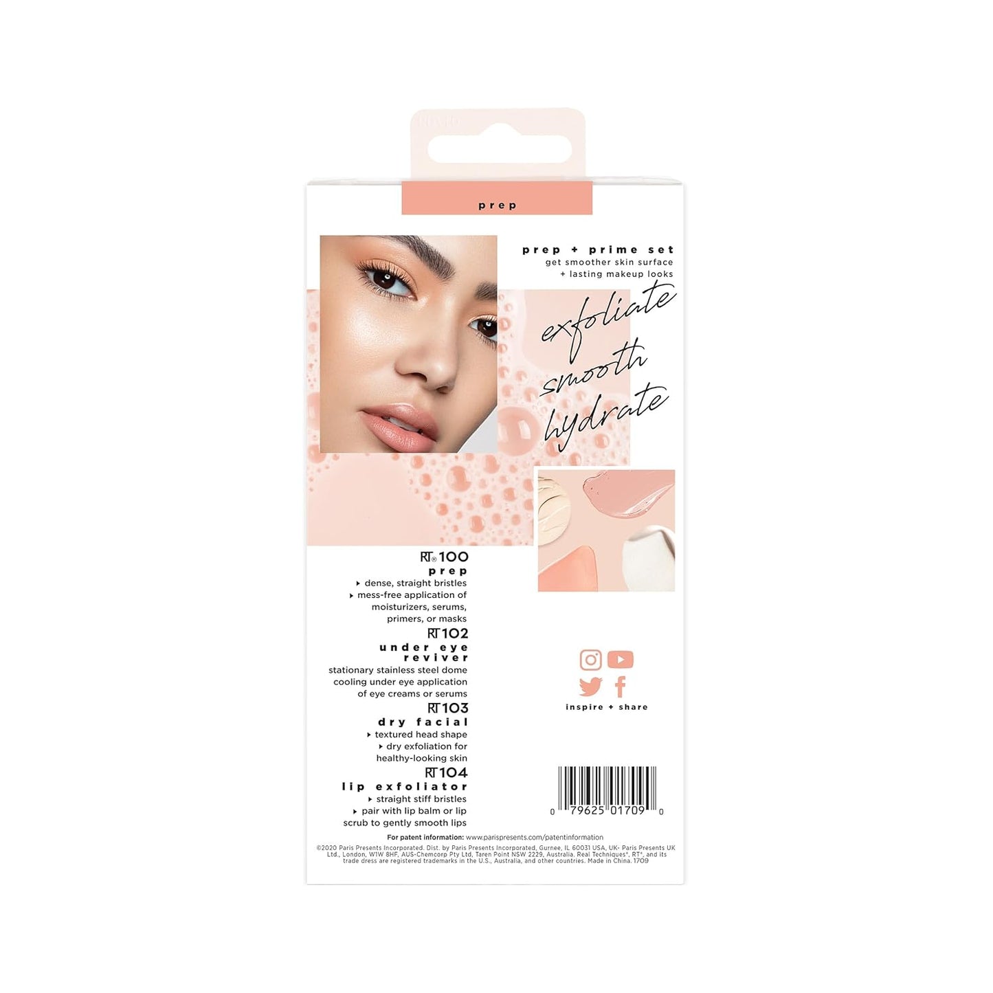 Real Techniques Prep and Prime Makeup Brush Set