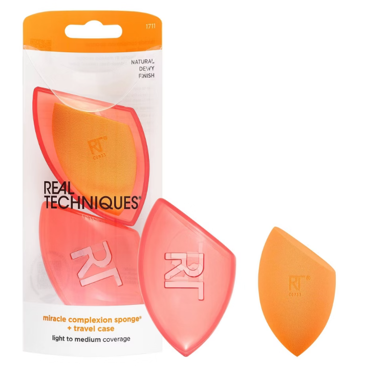 Real Techniques Miracle Complexion Makeup Sponge + Travel Case