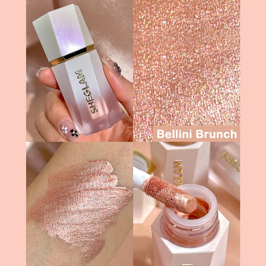 Shop SHEGLAM Glow Bloom Liquid Highlighter Bellini Brunch Online in Pakistan - ColorshowPk
