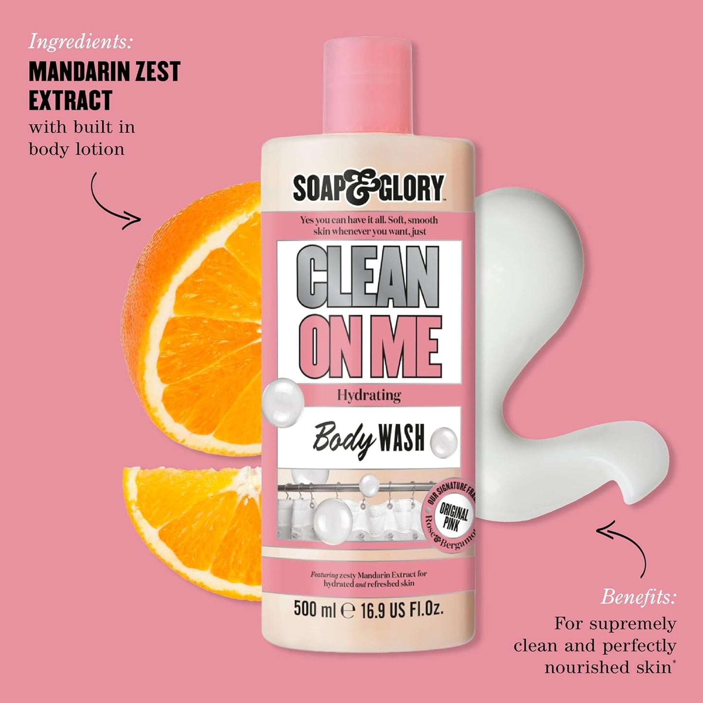 Soap & Glory Clean On Me Hydrating Body Wash