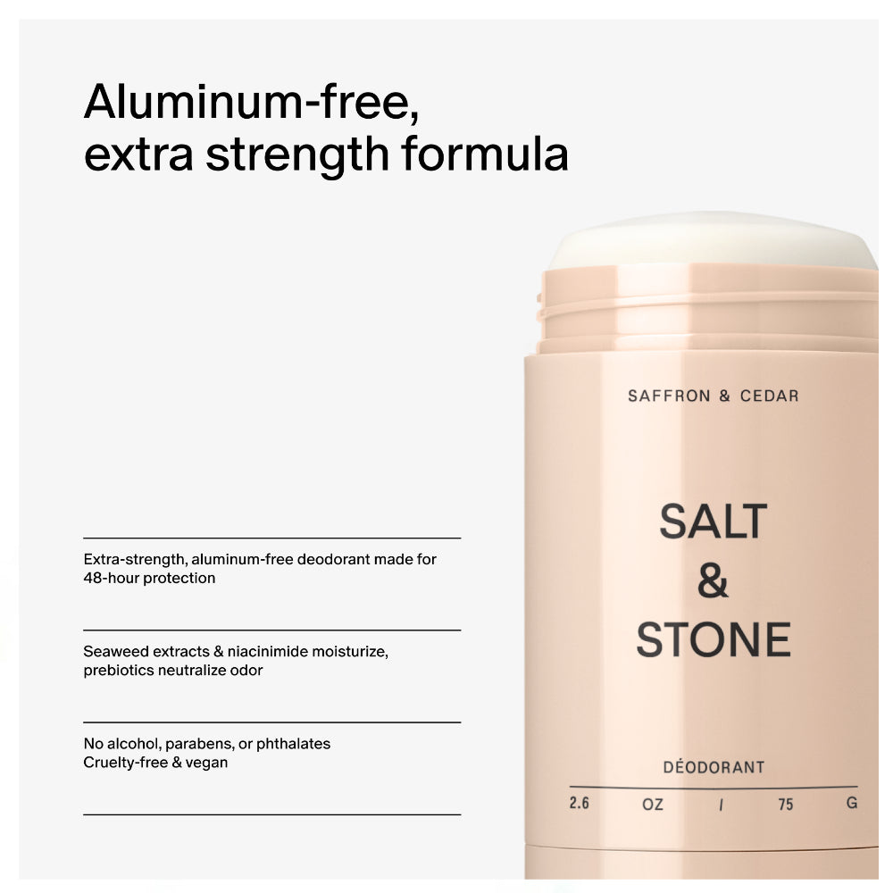 Salt And Stone Saffron & Cedar Deodorant Stick