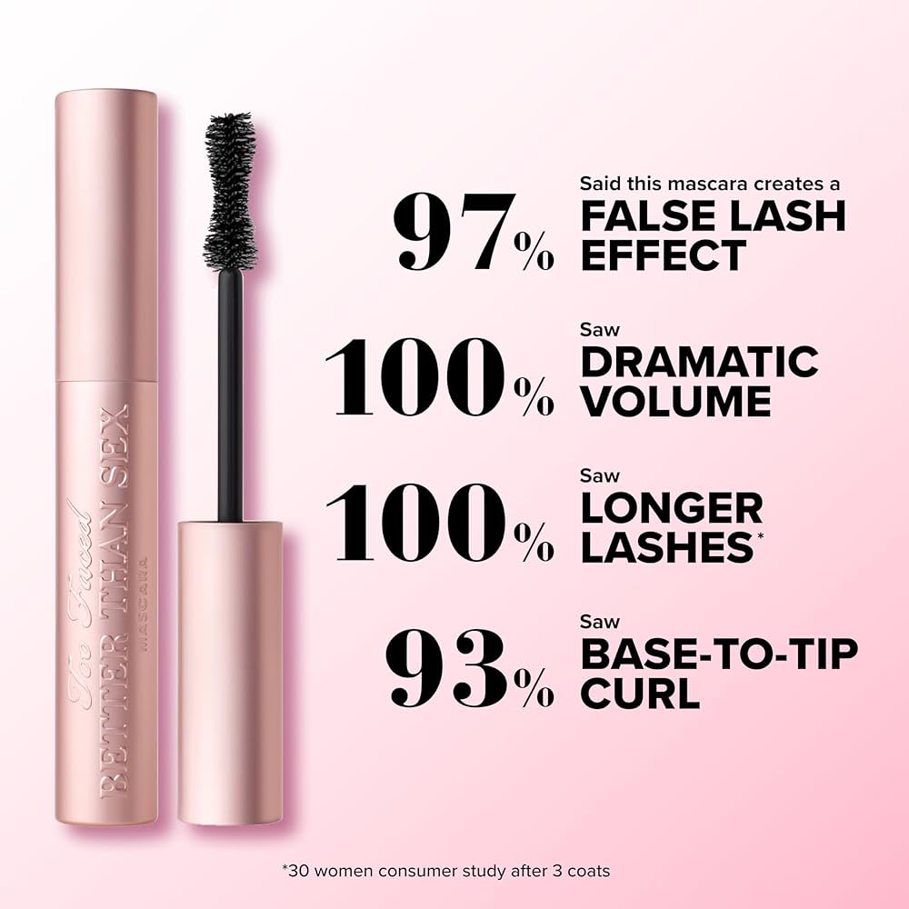 Too Faced Better Than Sex Voluptuous volume Mascara
