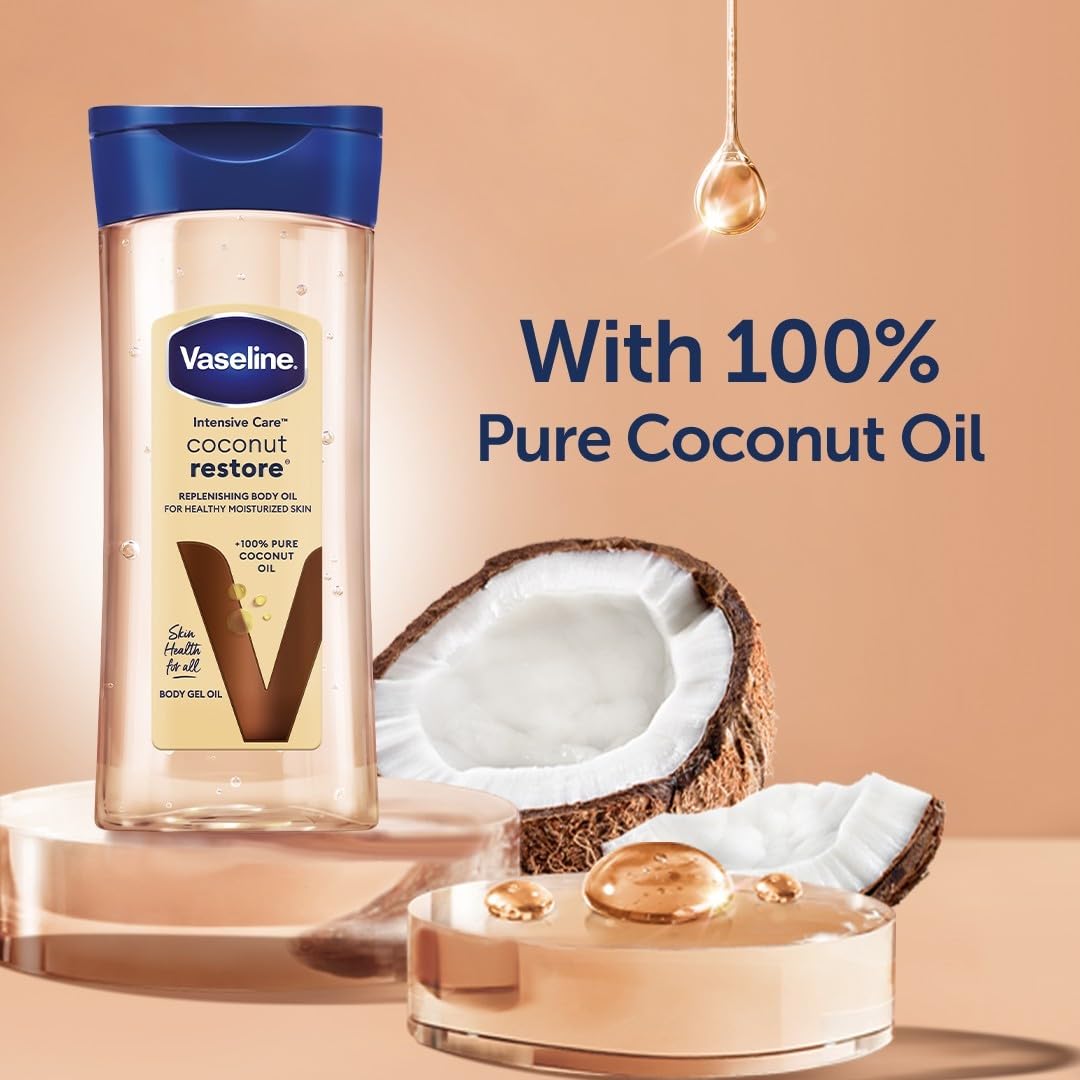 Vaseline Body Oil Intensive Care Coconut Restore