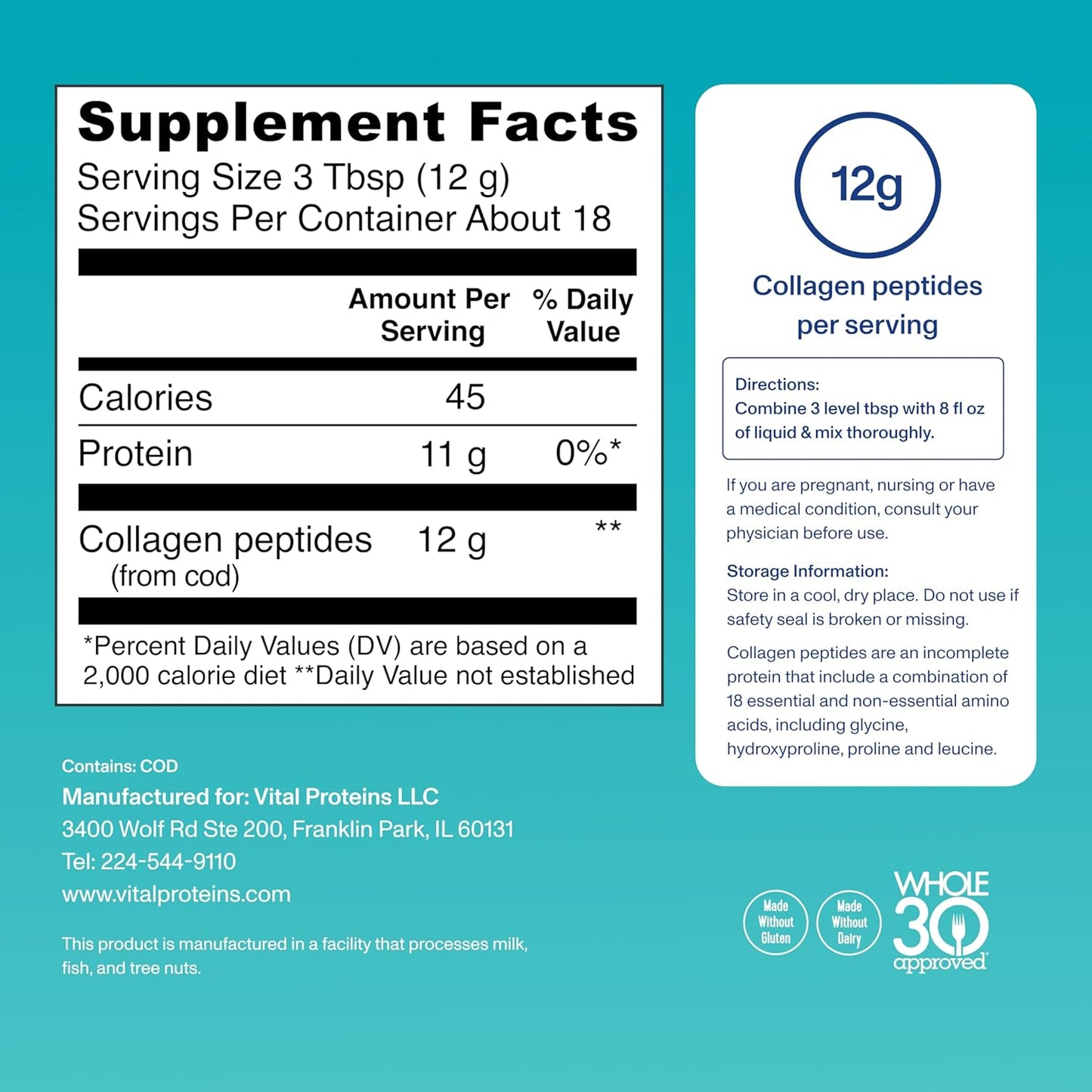 Vital Proteins Marine Collagen Powder