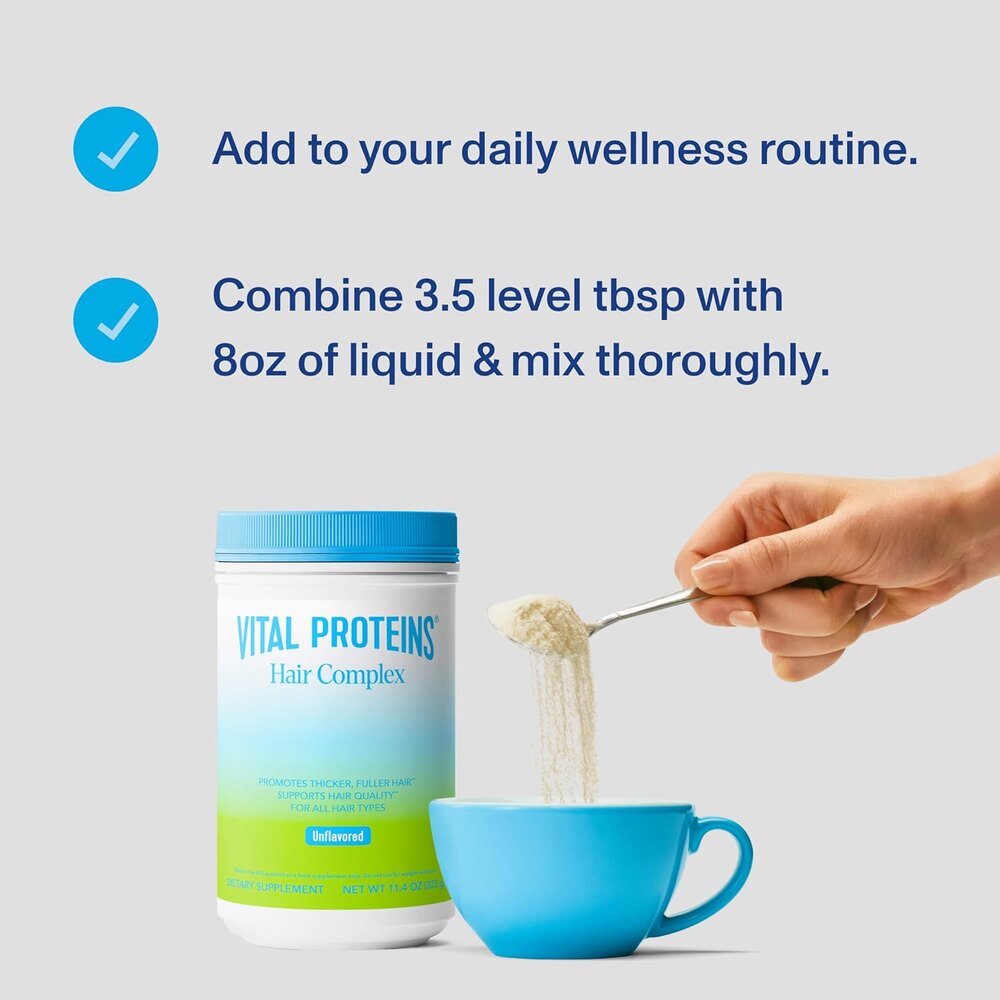 Vital Proteins Collagen Peptides + Biotin Hair Complex Powder