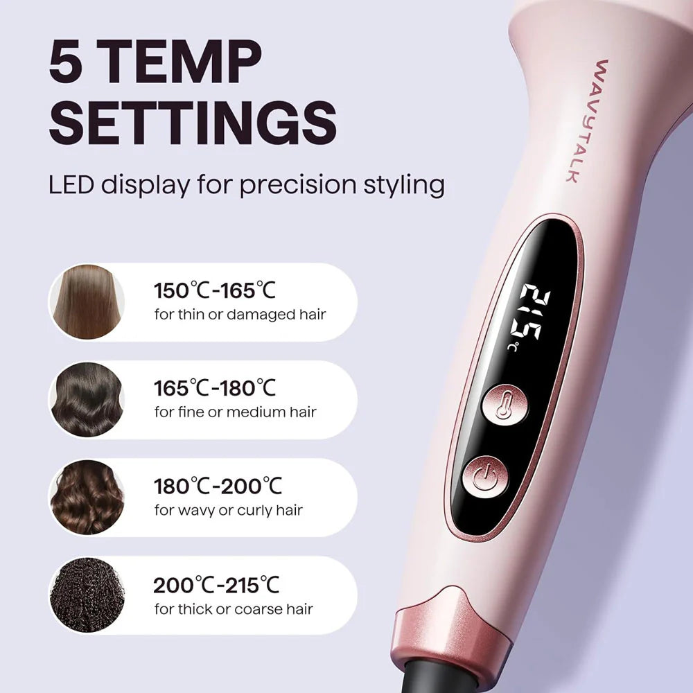 Wavytalk Thermal Brush Blowout Boost 1.5 inch Pink