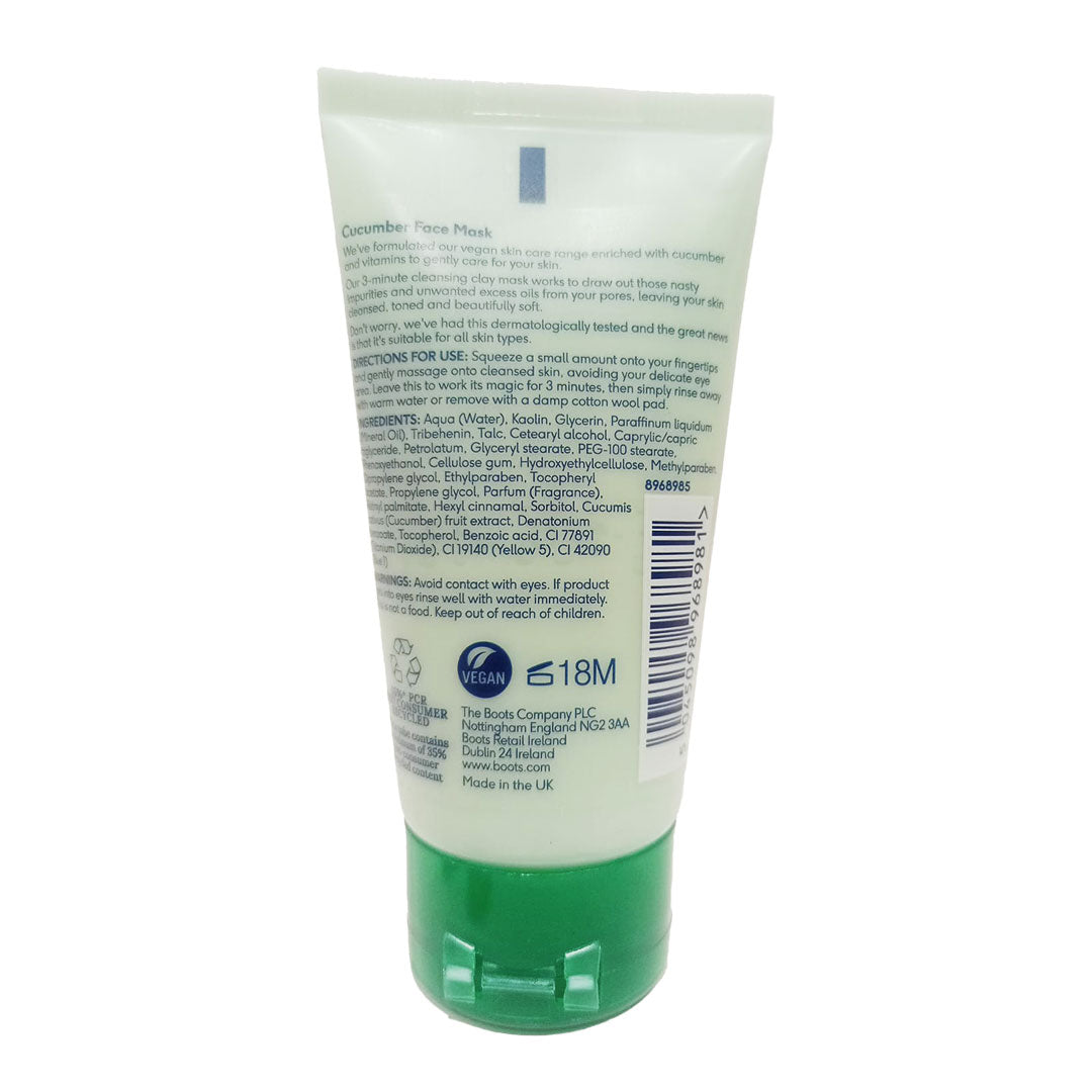 Boots Cucumber Face Mask