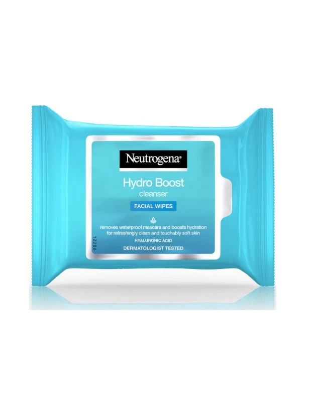 Neutrogena, Makeup Remover Wipes, Hydro Boost Cleansing Pack of 25 wipes