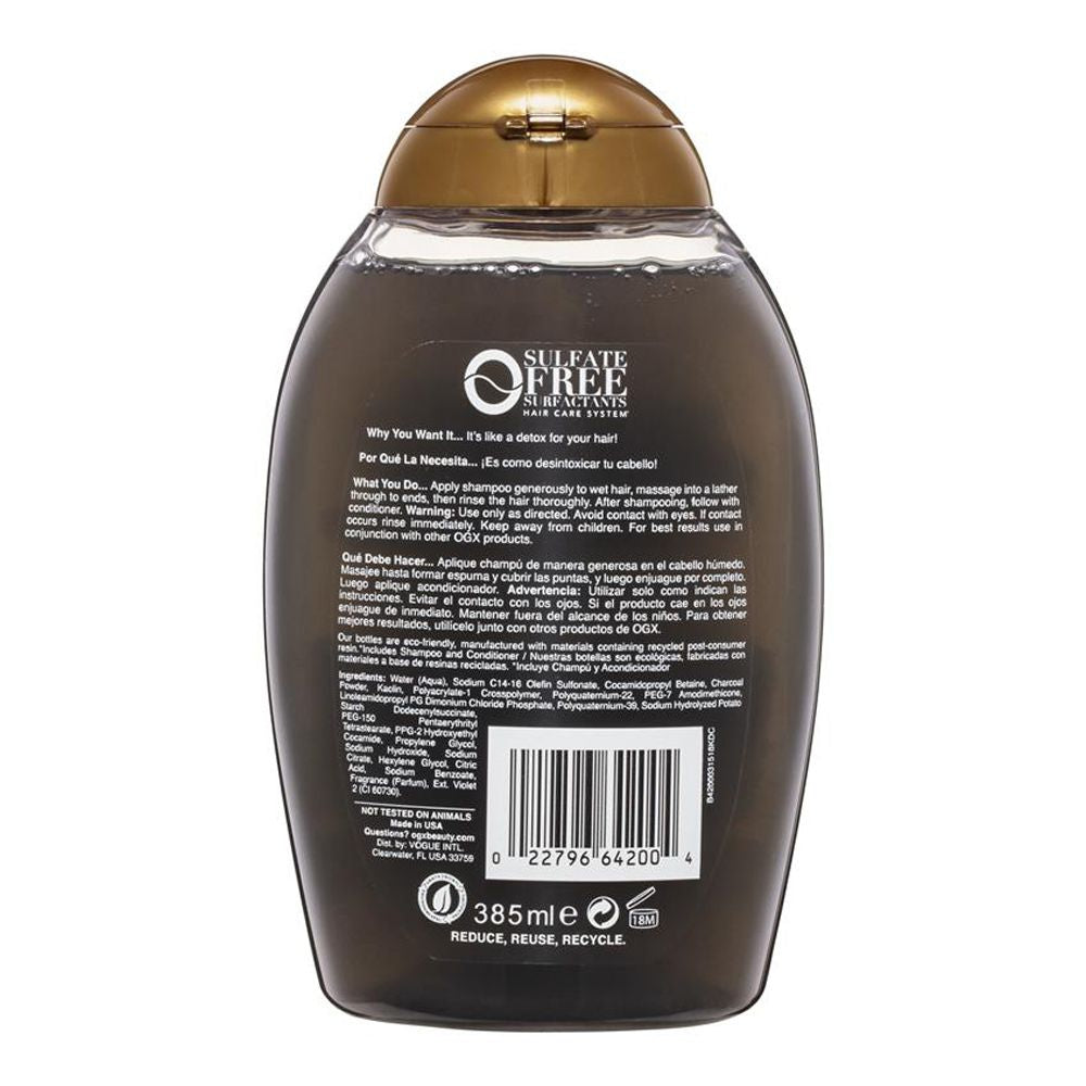 OGX Purifying + Charcoal Detox Shampoo
