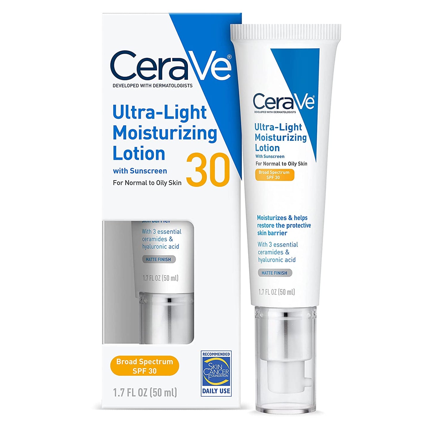 CeraVe Ultra-Light Moisturizing Lotion with Sunscreen SPF 30