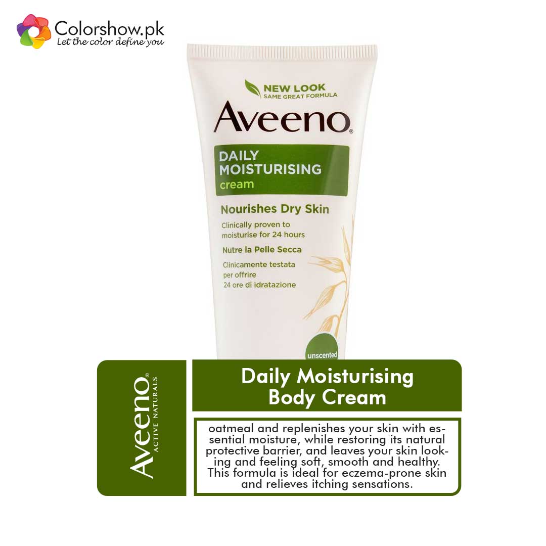 Shop Aveeno Daily Moisturising Body Cream Online in Pakistan - ColorshowPk