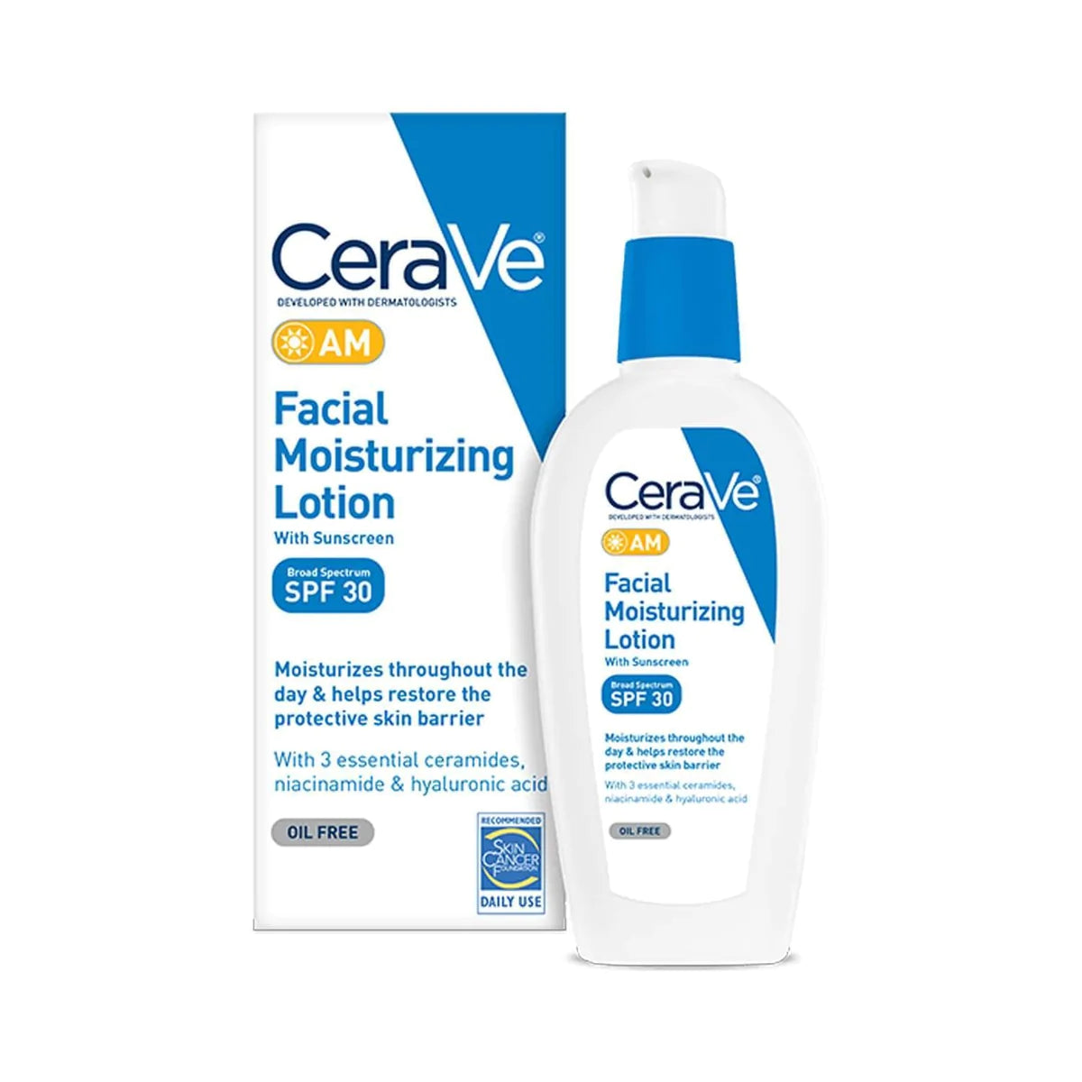 CeraVe AM Facial Moisturising Lotion SPF 30