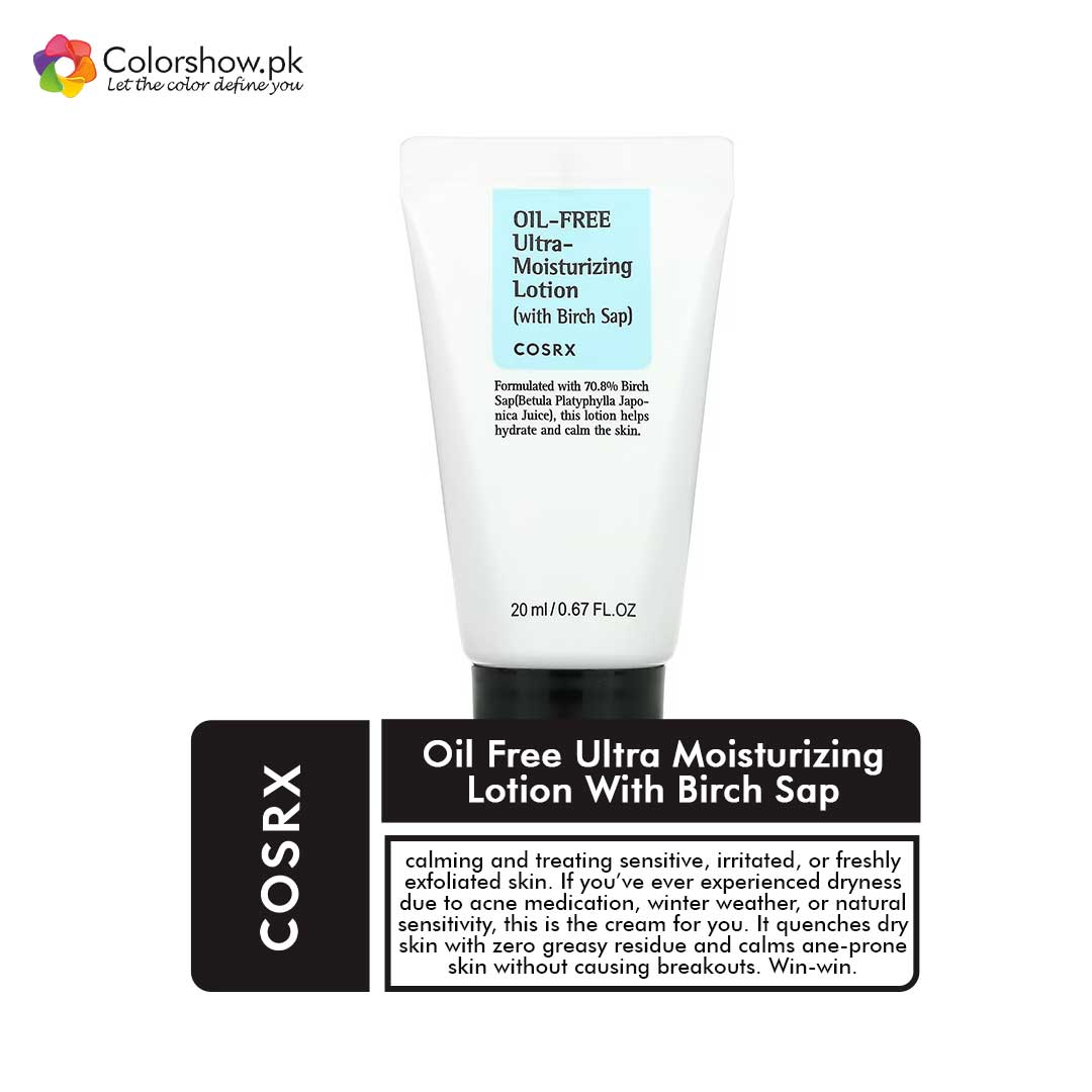 Shop Cosrx Oil Free Ultra Moisturizing Lotion with Birch Sap Online in Pakistan - ColorshowPk