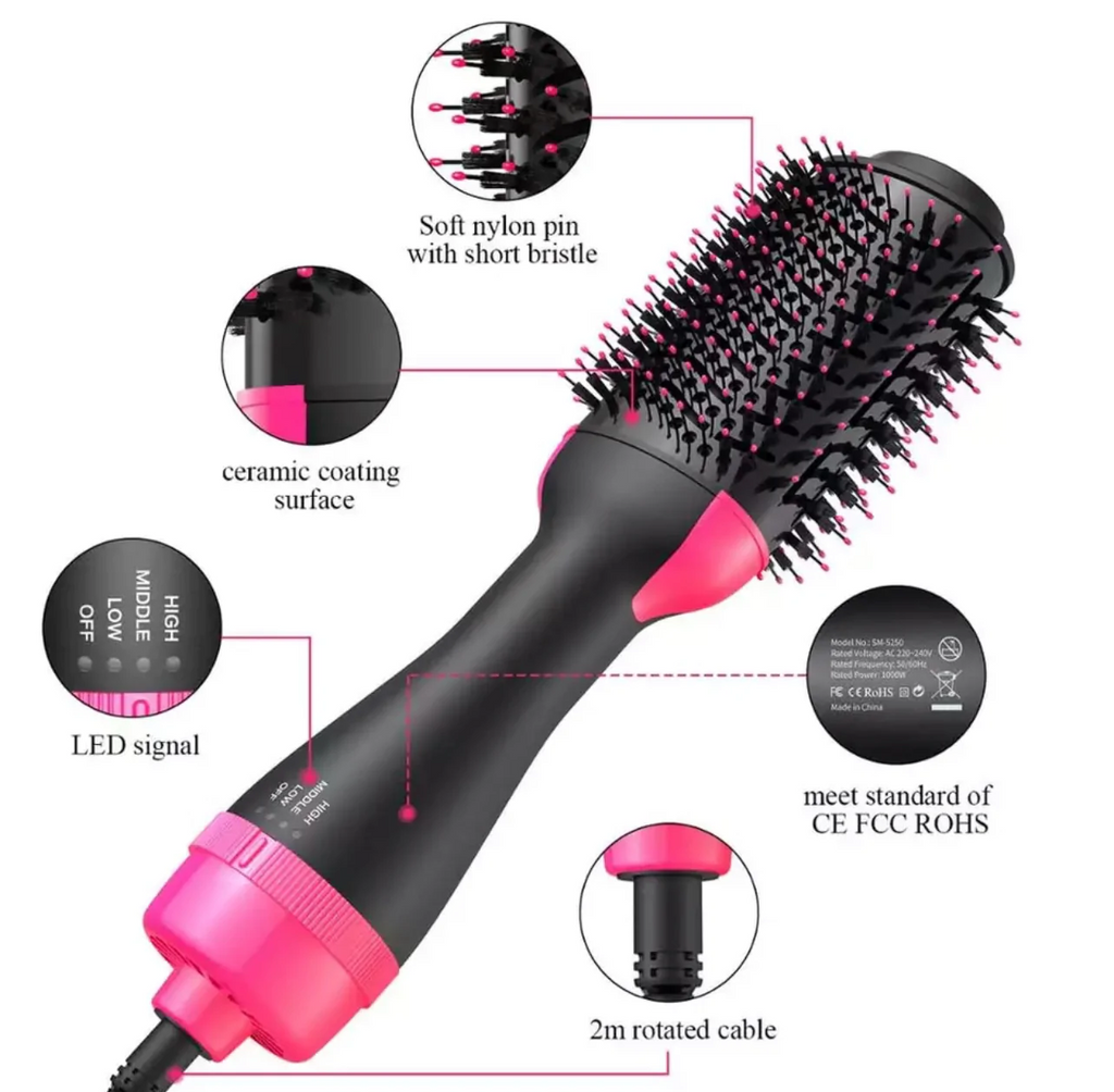 One step hot air brush dryer & straightener flat 50 off colorshow