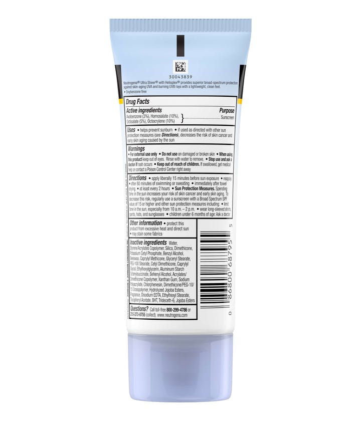 Neutrogena Ultra Sheer® Dry-Touch Sunscreen Broad Spectrum SPF 45