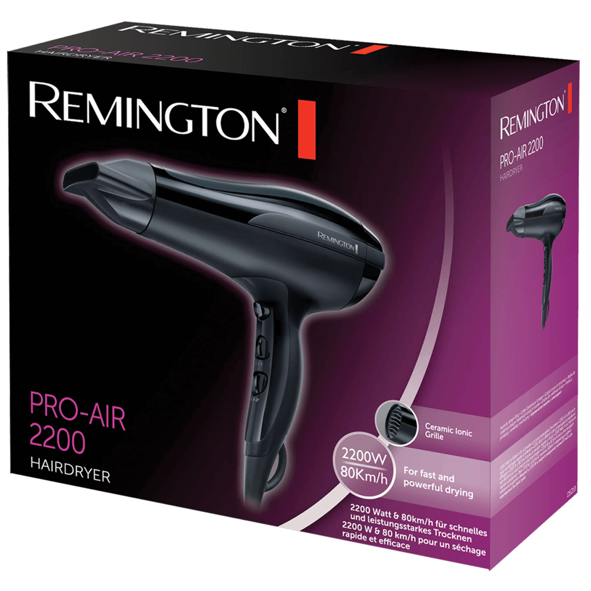 REMINGTON D5210-Hair Dryer-Pro Air 2200W