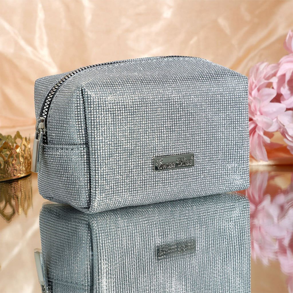 Swiss Miss Bling Bag Silver