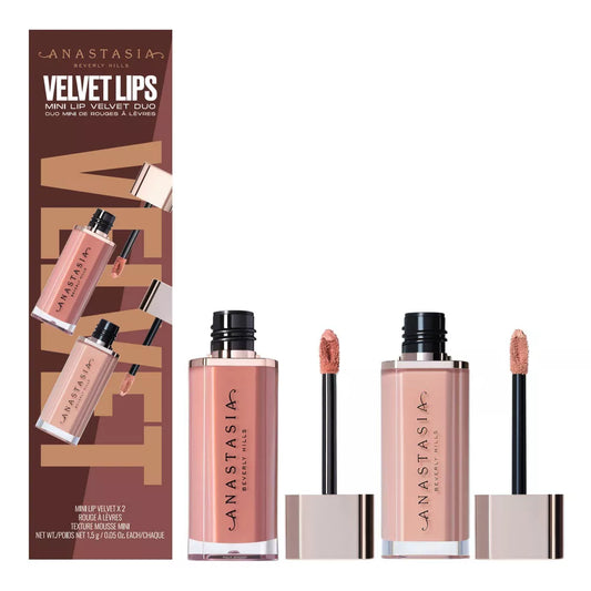 Anastasia Beverly Hills Lip Velvet Deluxe Kit - Softy & Peachy Nude