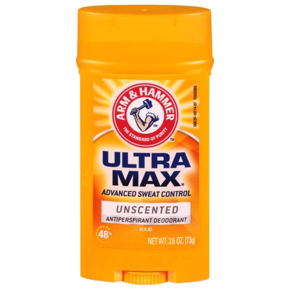 Shop Arm & Hammer Ultramax Antiperspirant Deodorant, Solid, Unscented in Pakistan -Colorshow.pk