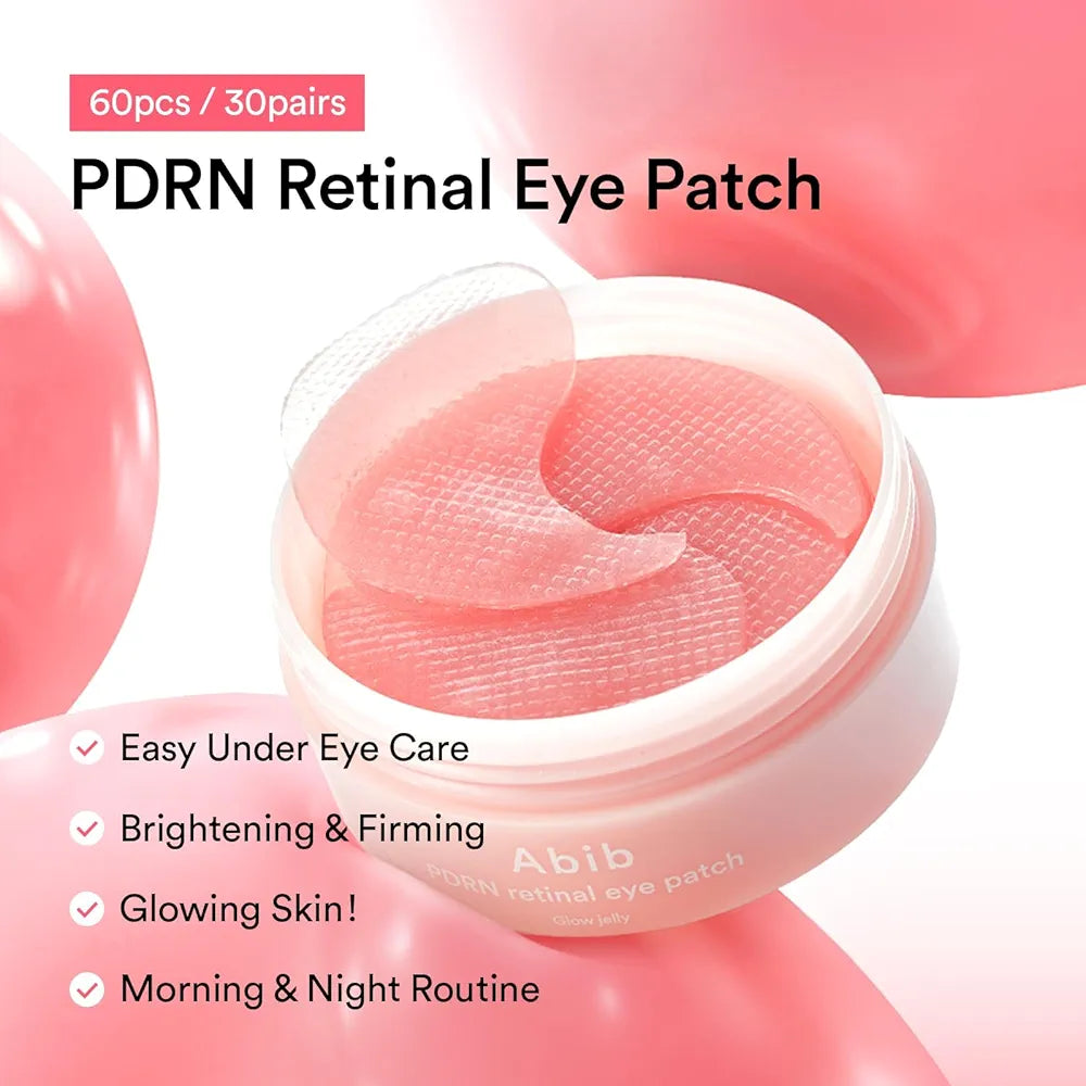 Abib Pdrn Retinal Eye Patch Glow Jelly 84g (60ea: 30 Pairs)