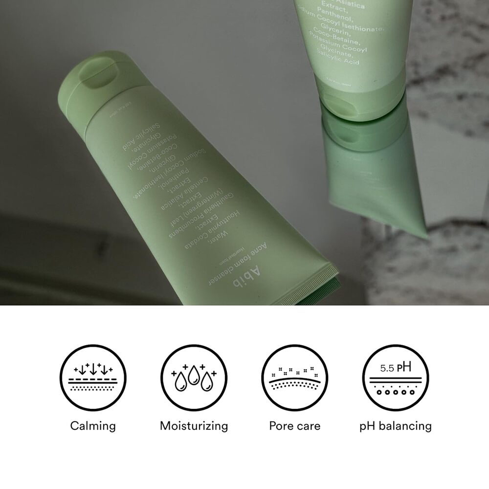 Abib Acne foam cleanser Heartleaf foam