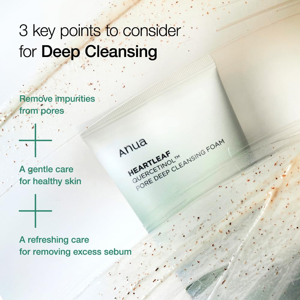 Shop Anua Heartleaf Quercetinol Pore Deep Cleansing Foam online in Pakistan_ at Colorshow.pk