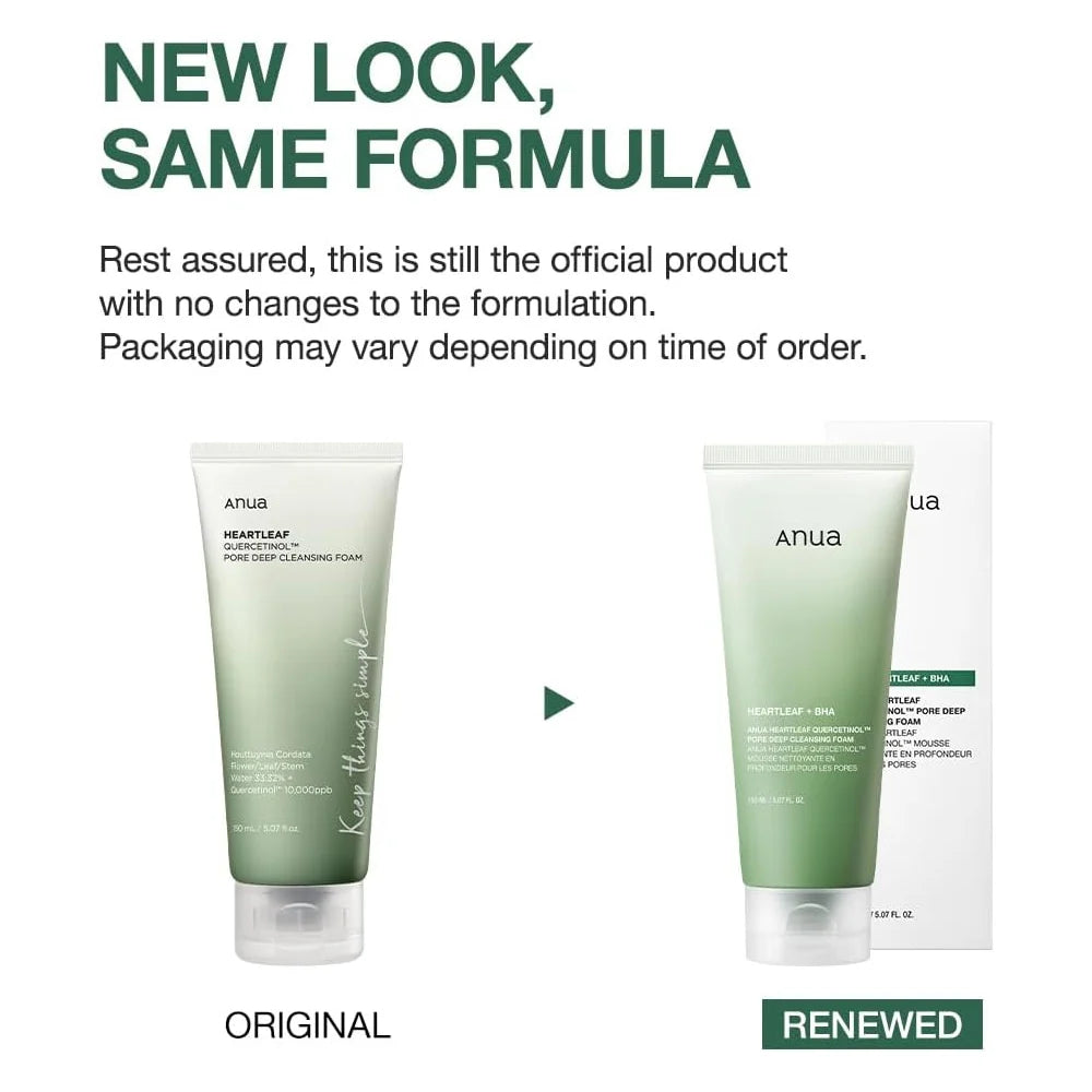 Anua Heartleaf Quercetinol Pore Deep Cleansing Foam