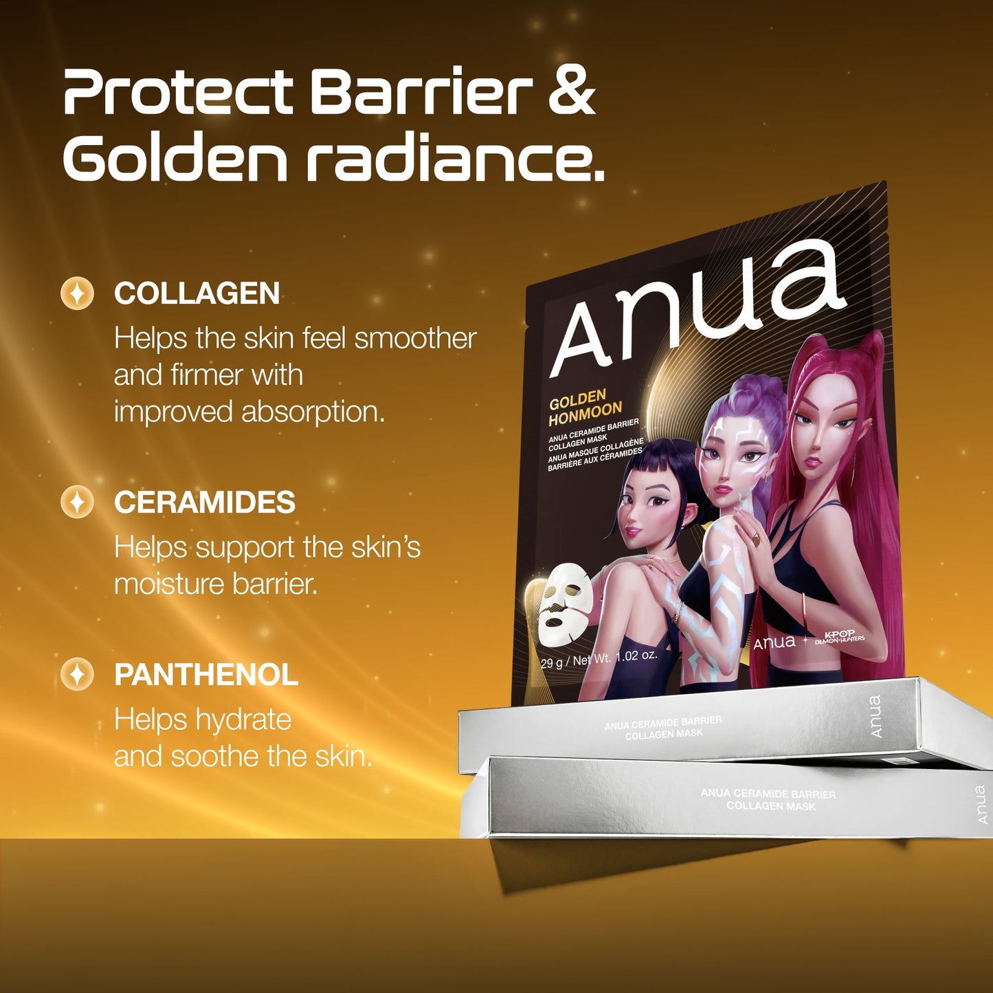 Anua Ceramide Barrier Collagen Mask 29g (1pc)