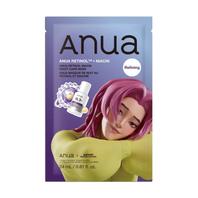 Anua Retinol Niacin Night Care Mask 24ml (1pcs)