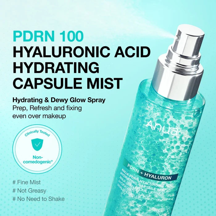 Anua Pdrn Hyaluronic Acid Hydrating Capsule Mist