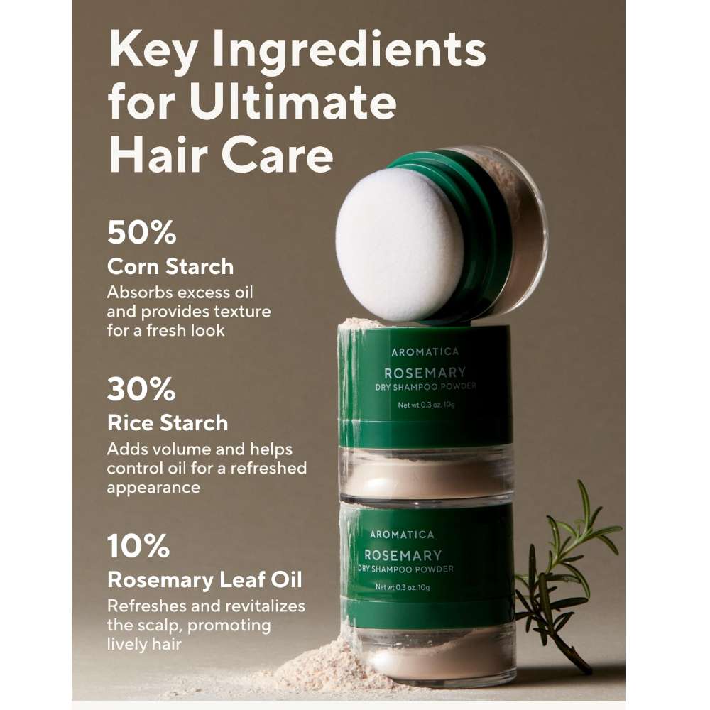 Aromatica Rosemary Dry Shampoo Powder