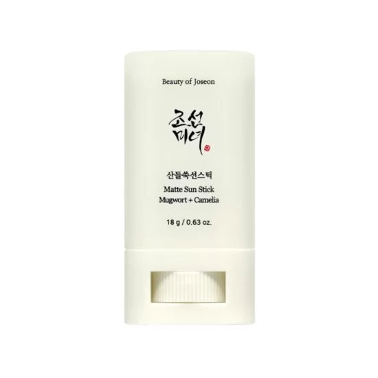  Shop BEAUTY OF JOSEON Matte sun stick Mugwort + Camilia (SPF 50+ PA++++) Online in Pakistan - ColorshowPk 